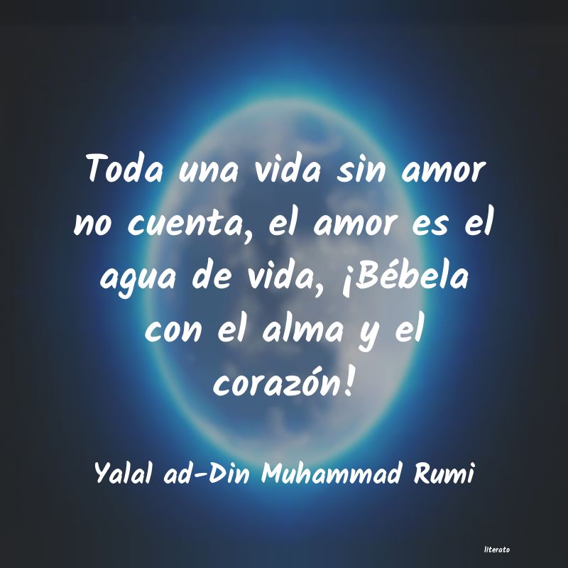 Frases de Yalal ad-Din Muhammad Rumi