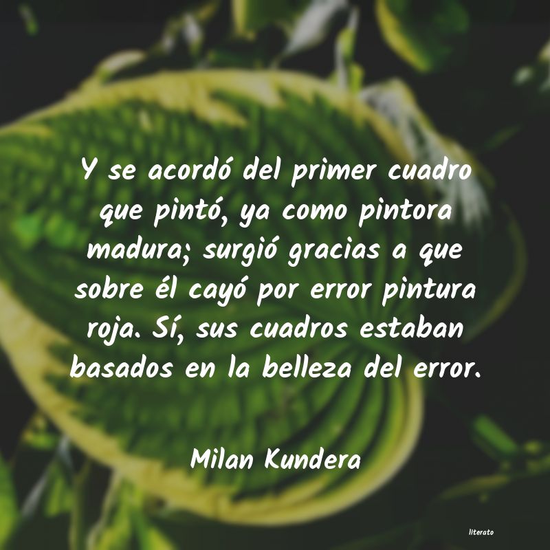 frases de Milan Kundera
