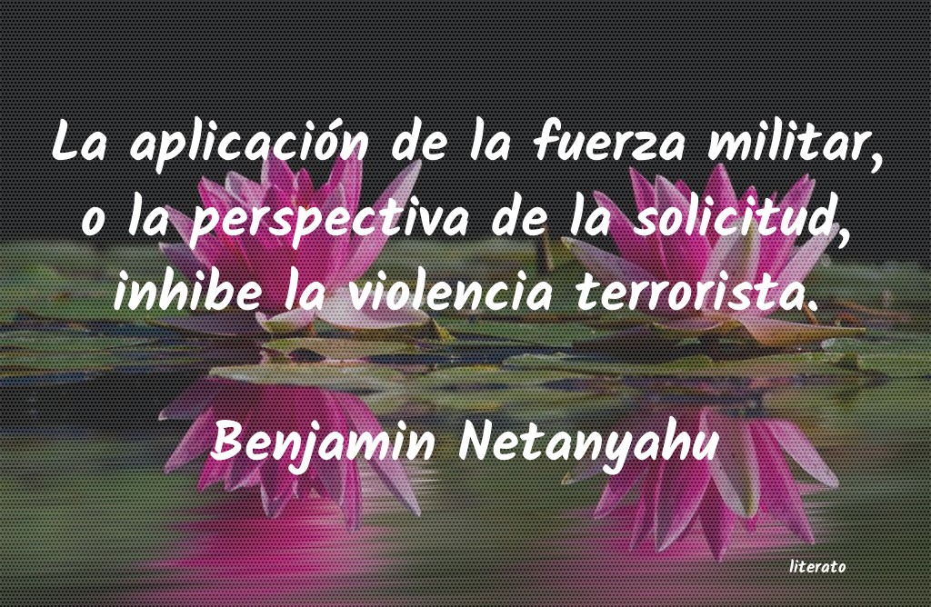 Frases de Benjamin Netanyahu