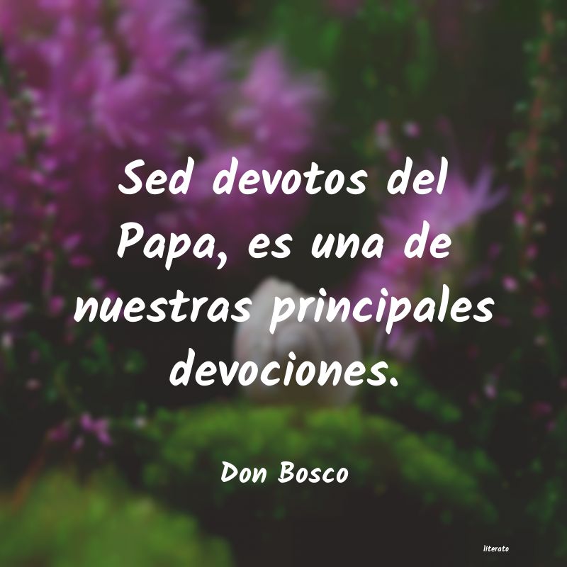 Frases de Don Bosco