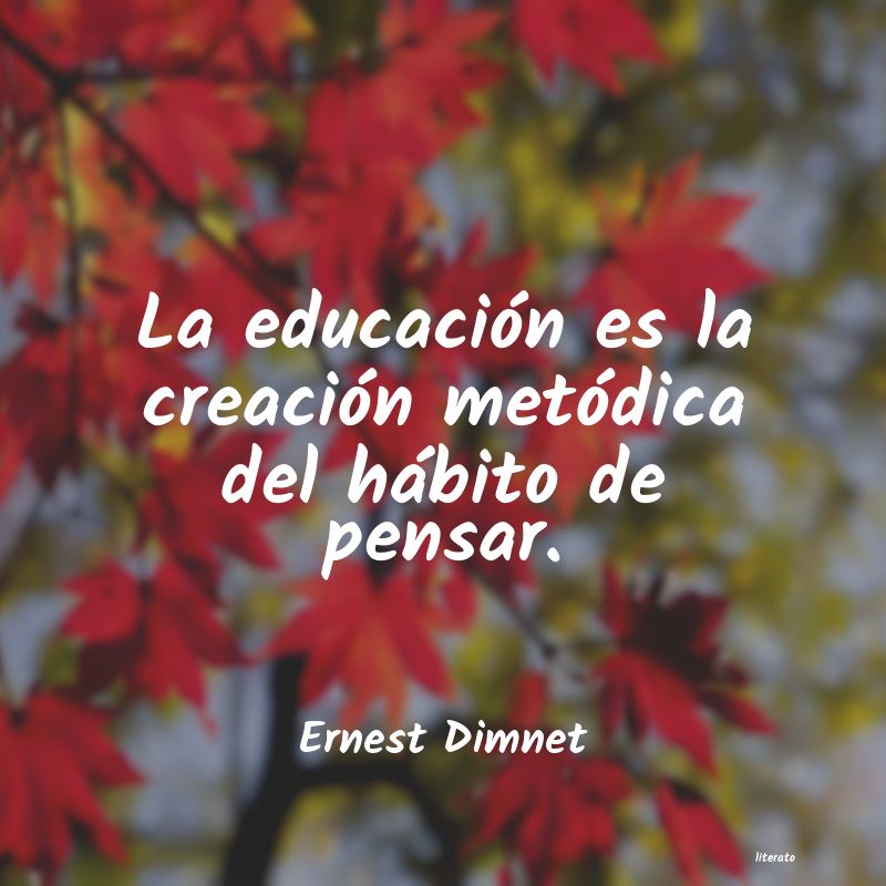Frases de Ernest Dimnet