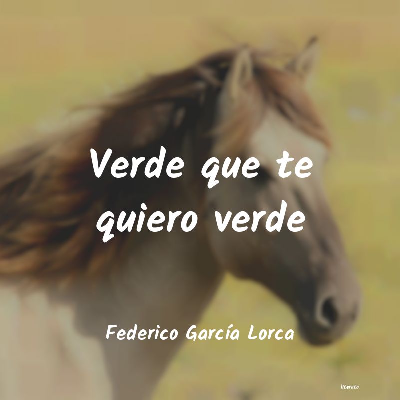 frases de Federico GarcÃa Lorca