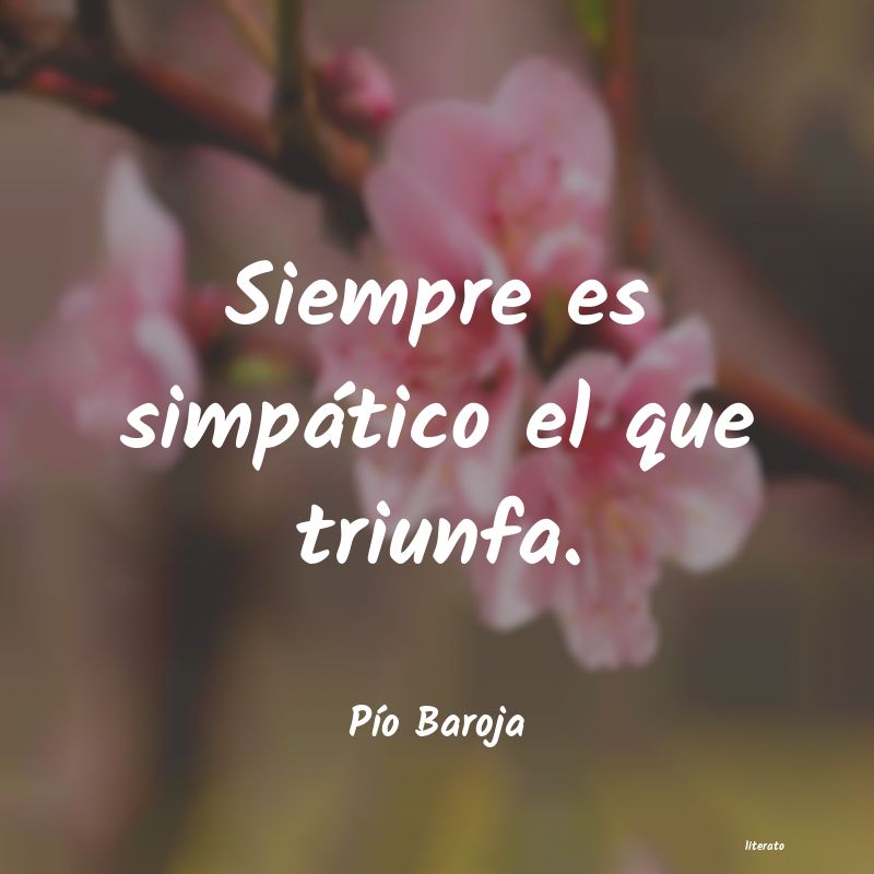 frases de PÃo Baroja