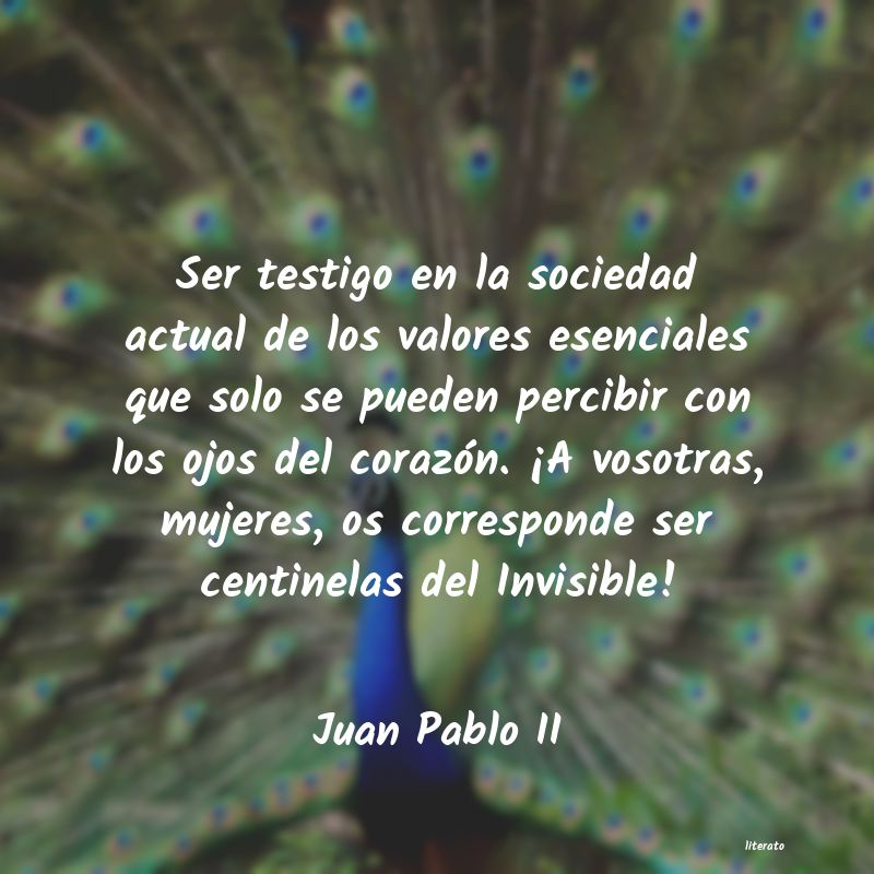 Frases de Juan Pablo II