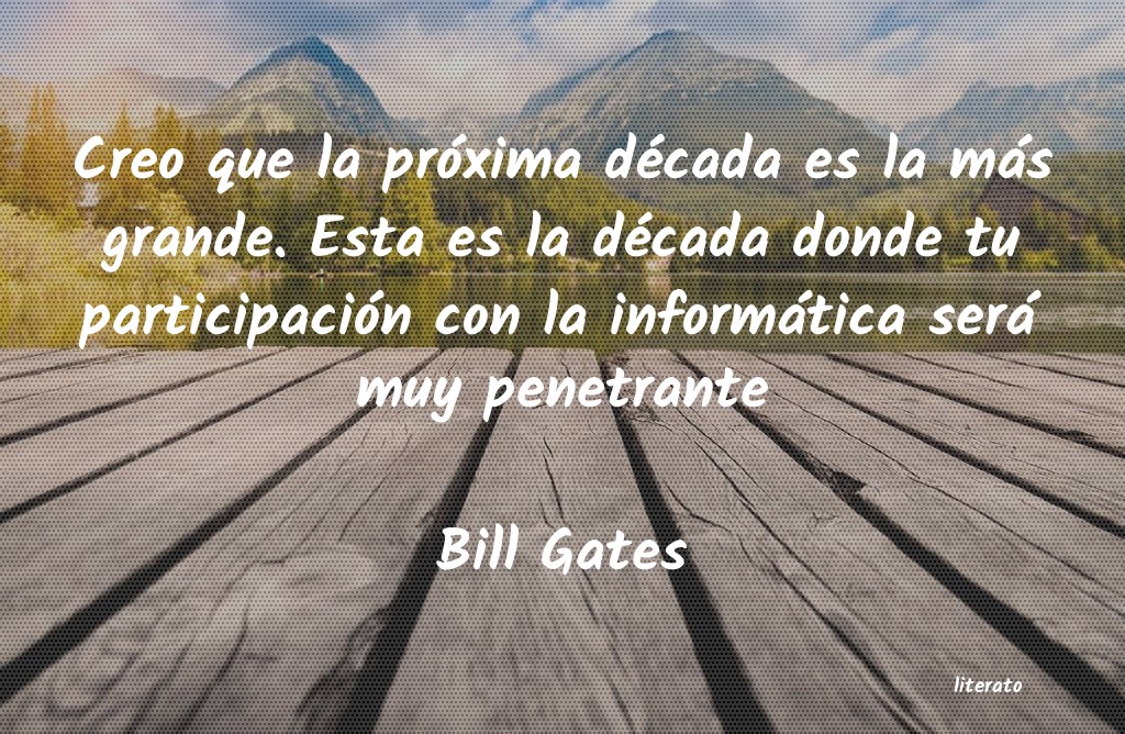 frases de Bill Gates