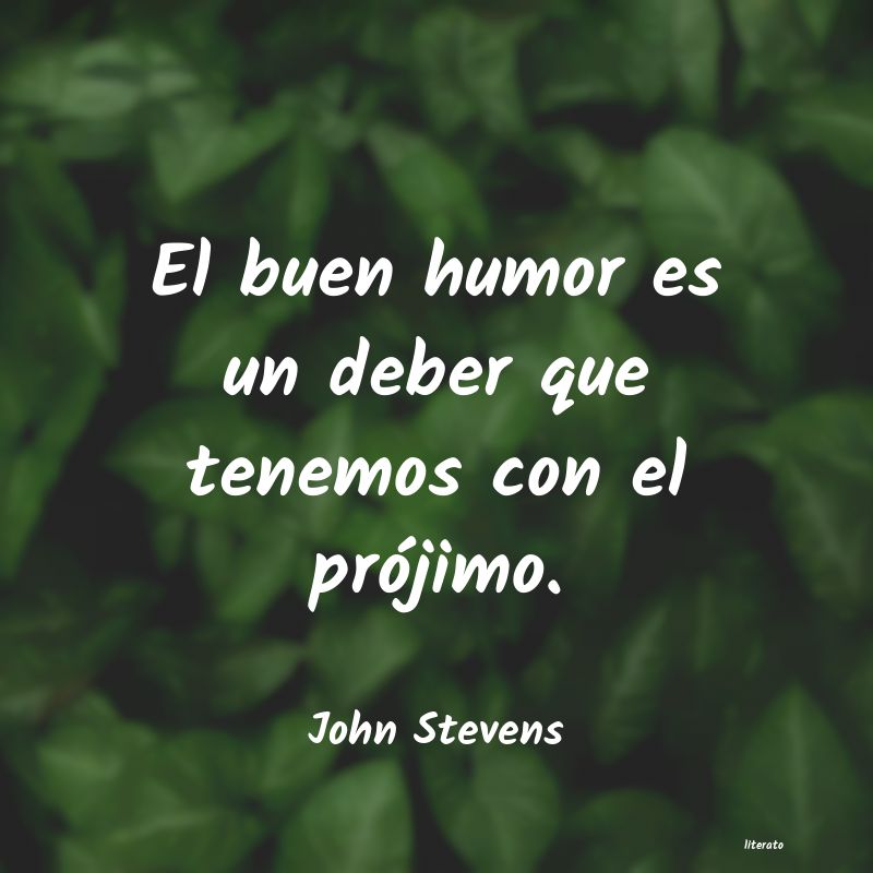 Frases de John Stevens