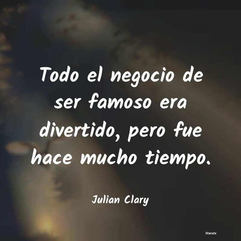 Frases de Julian Clary