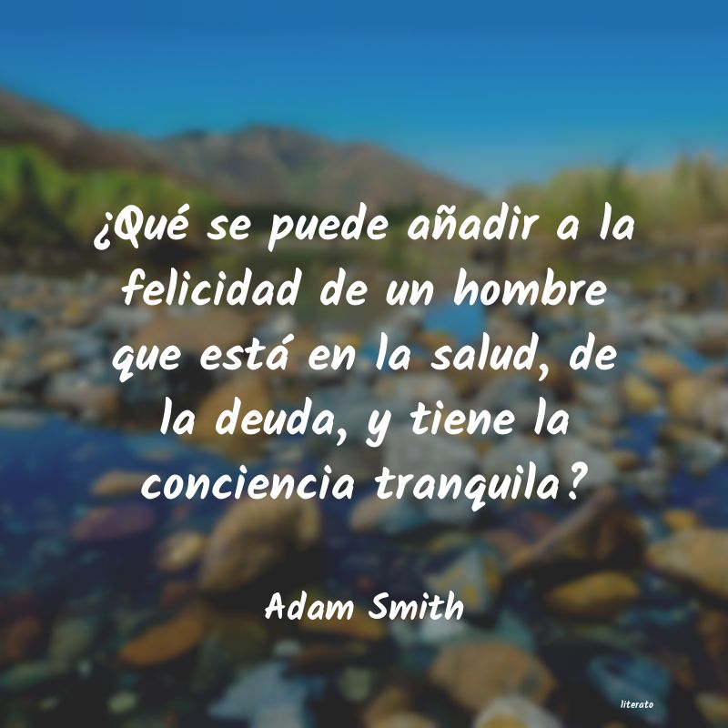 Frases de Adam Smith