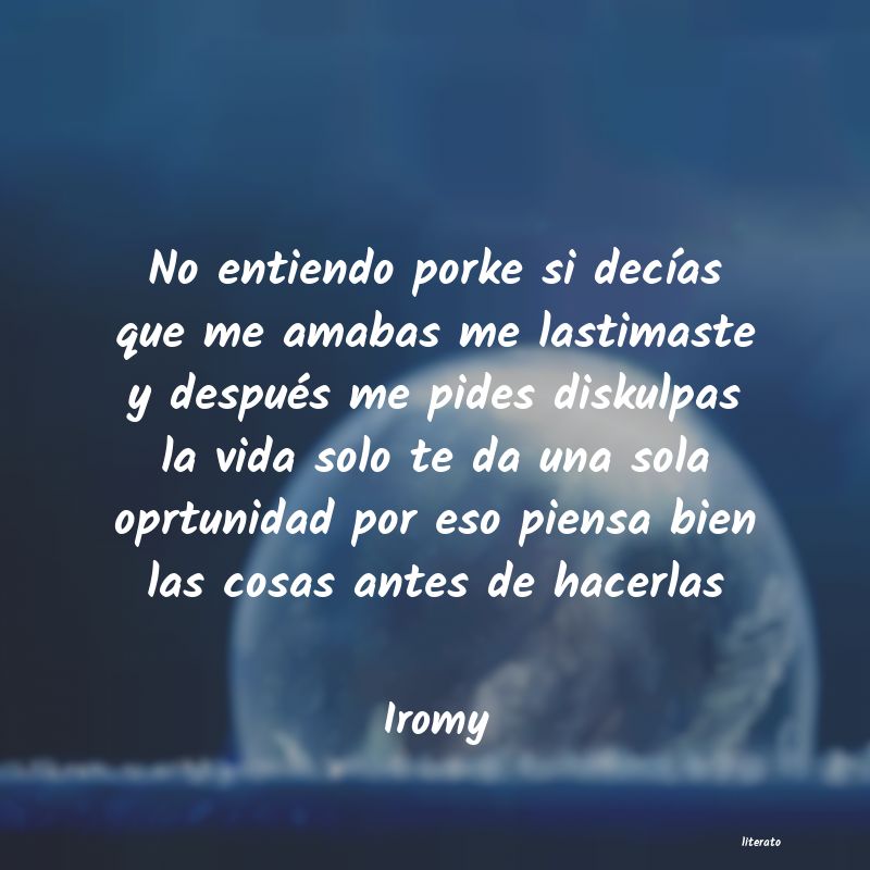 frases de Iromy