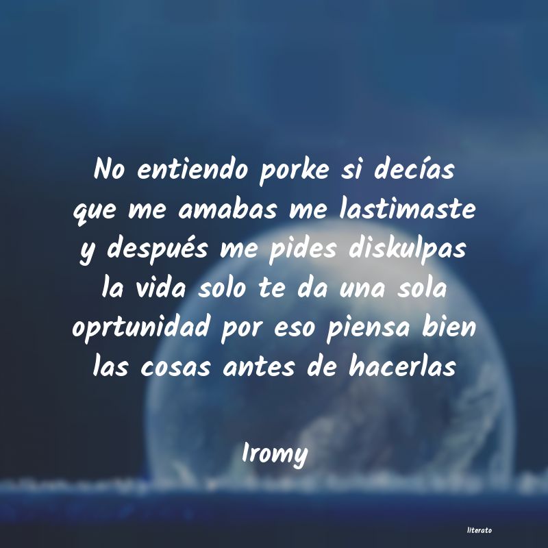 Frases de Iromy