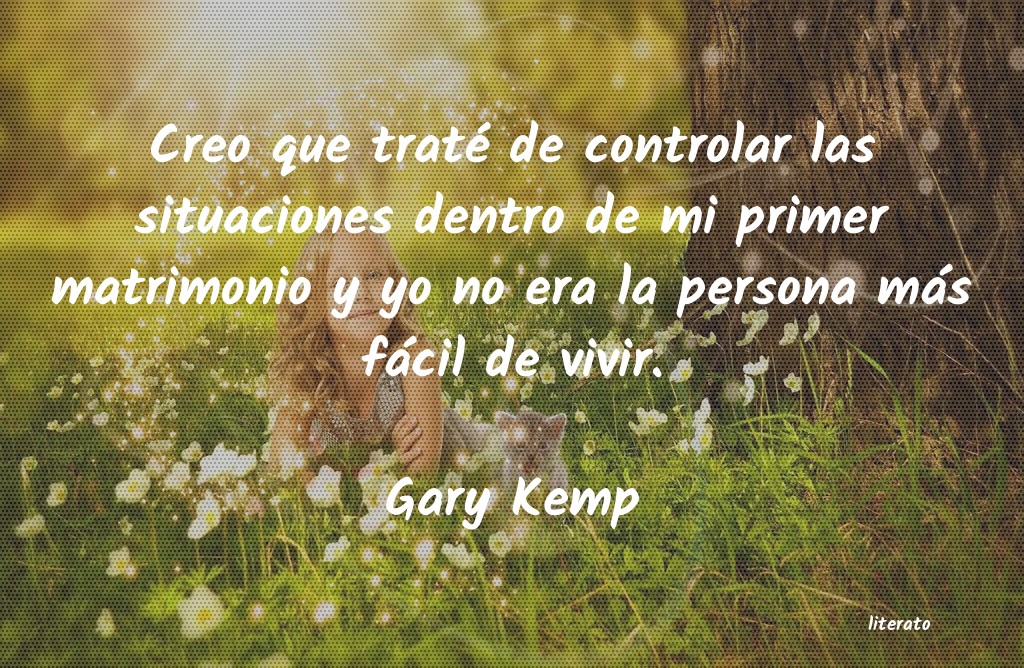 frases de Gary Kemp