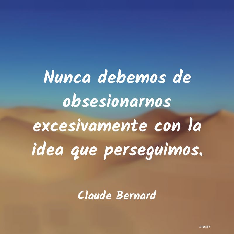 frases de Claude Bernard