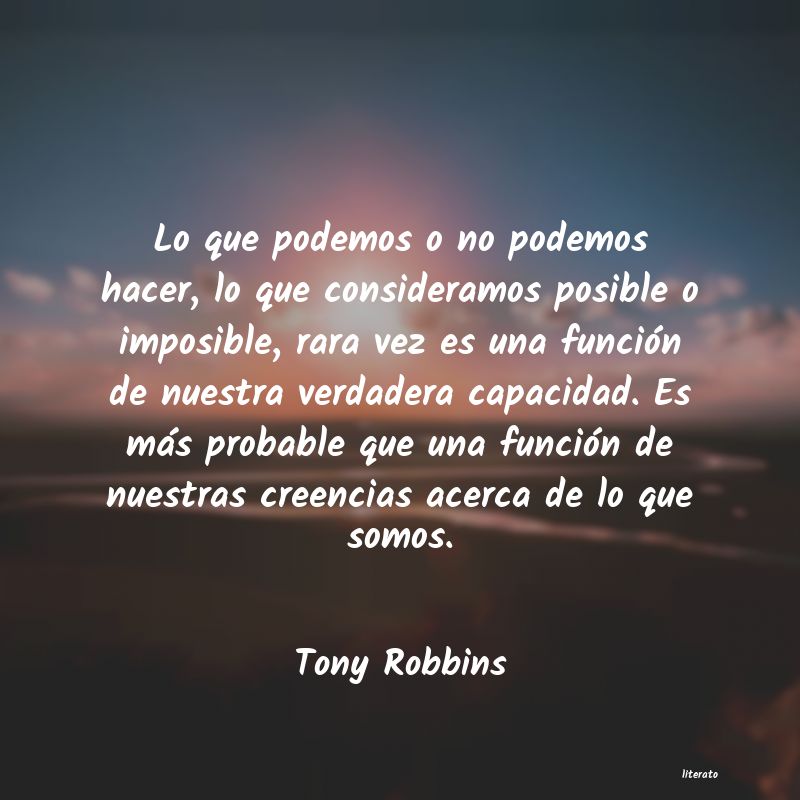 Frases de Tony Robbins