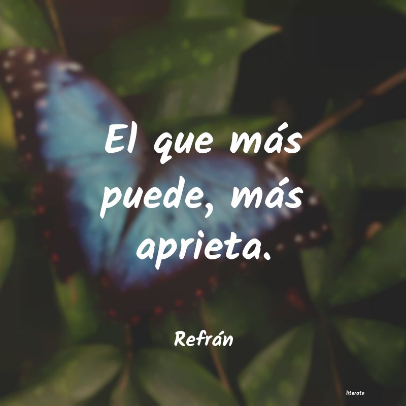 frases de Refrán
