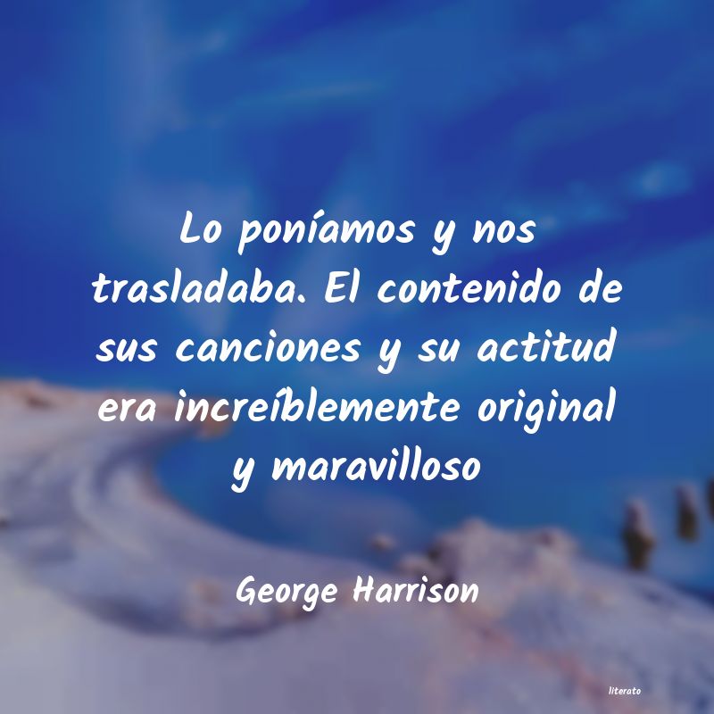 Frases de George Harrison