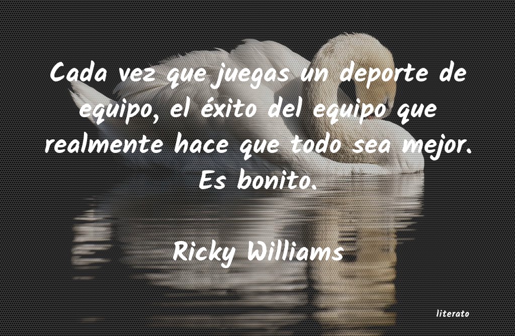 Frases de Ricky Williams