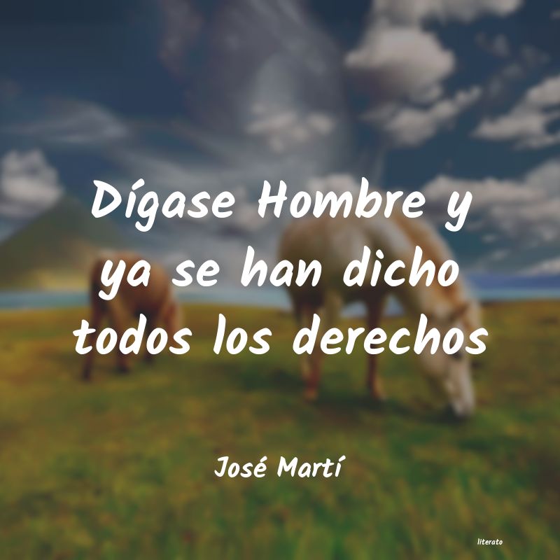 Frases de José Martí