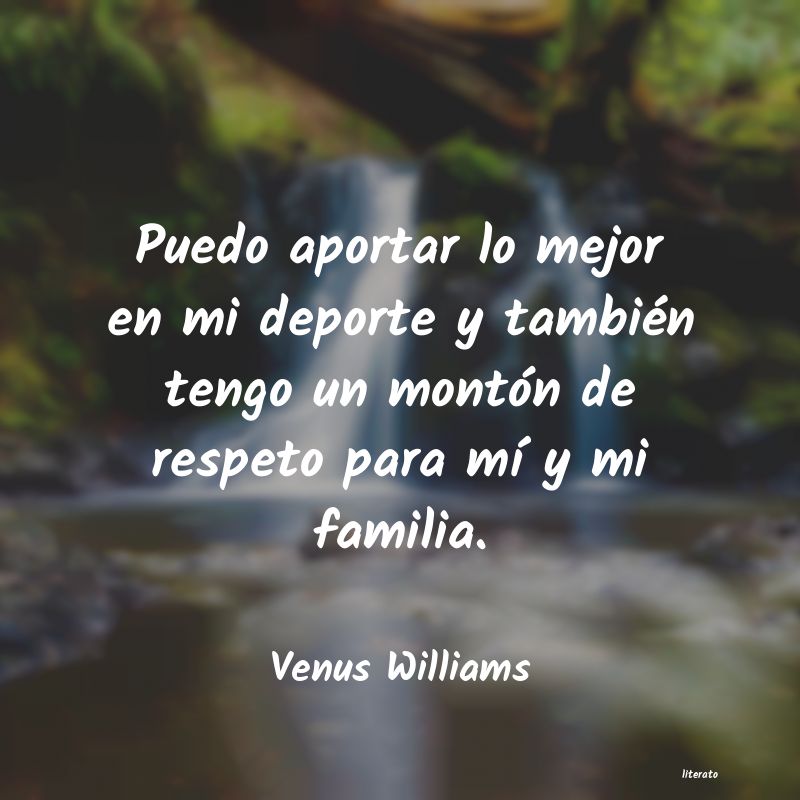 frases de Venus Williams