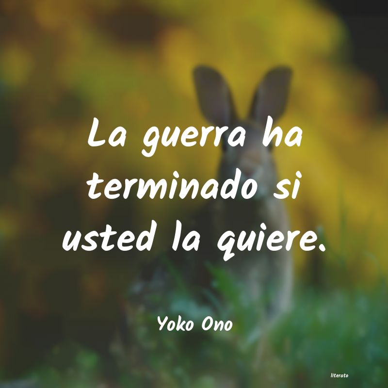 frases de Yoko Ono