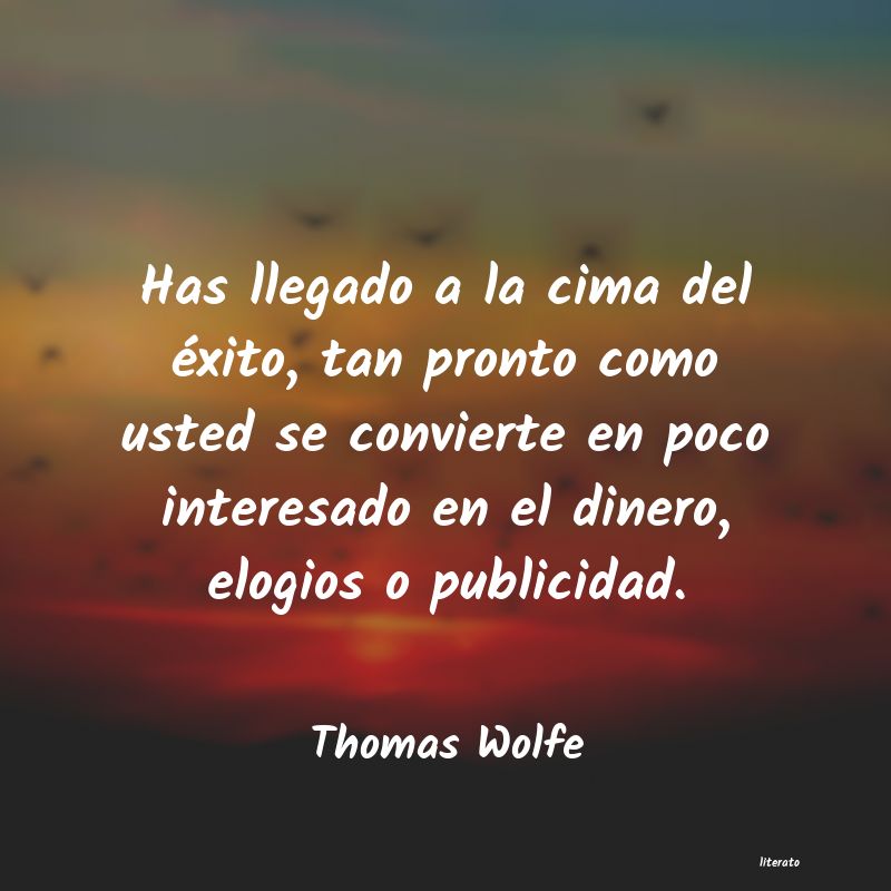 Frases de Thomas Wolfe