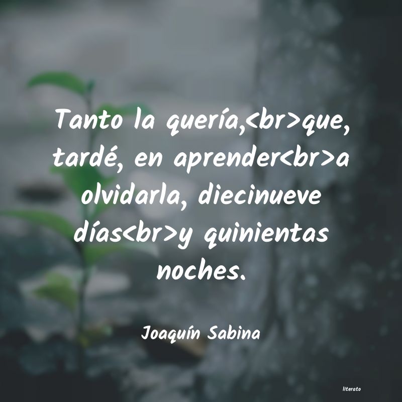 frases de JoaquÃn Sabina