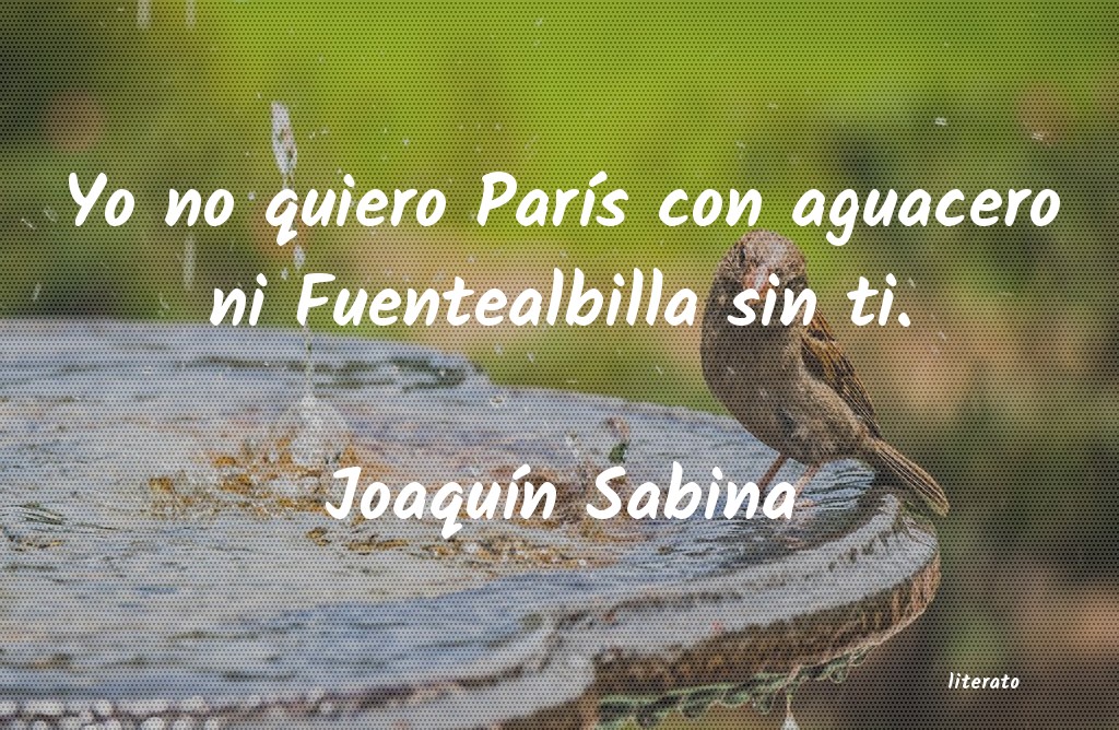 frases de JoaquÃn Sabina
