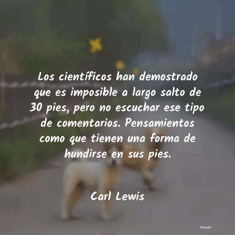 Frases de Carl Lewis
