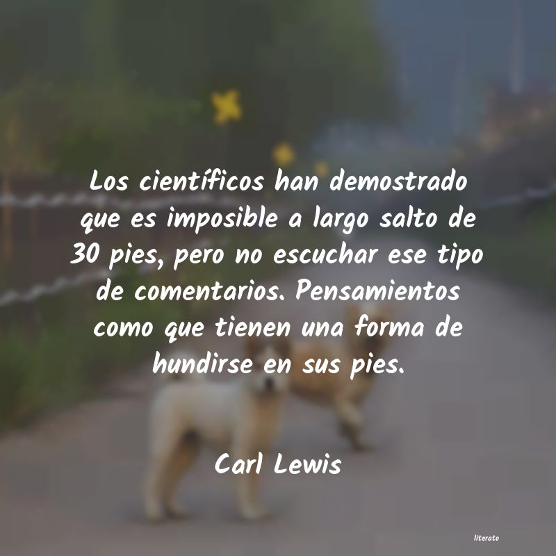 frases de Carl Lewis