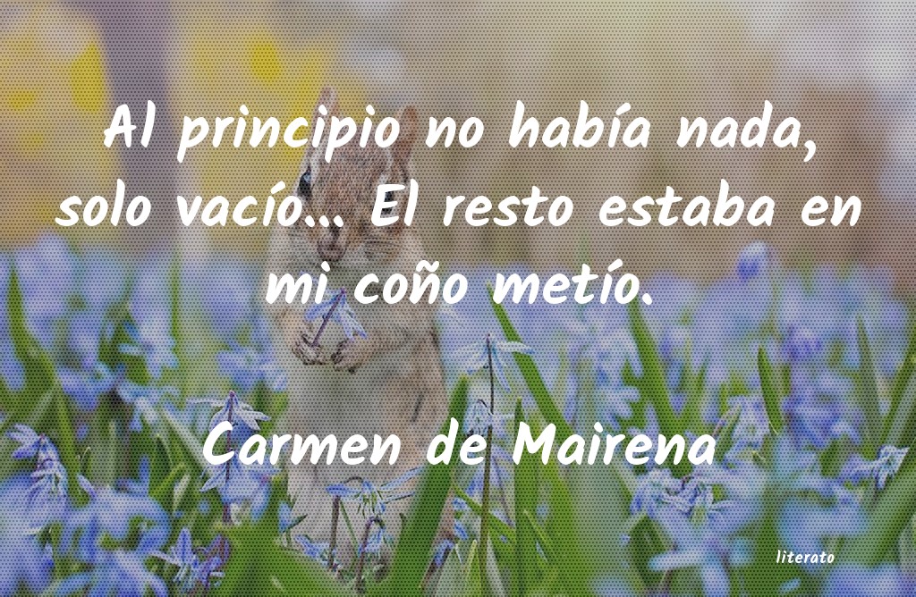 Frases de Carmen de Mairena - literato
