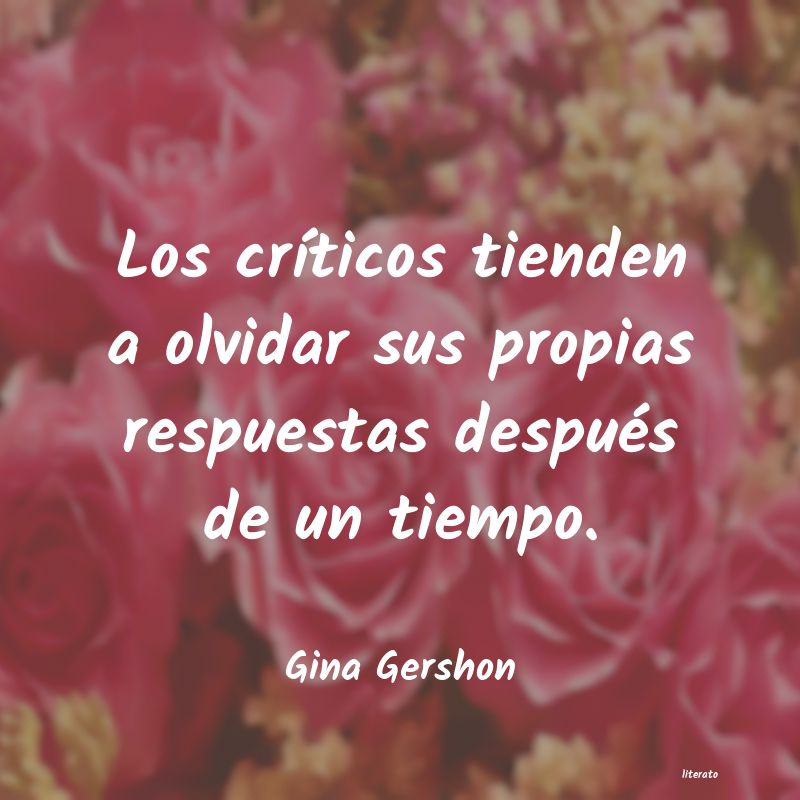 Frases de Gina Gershon