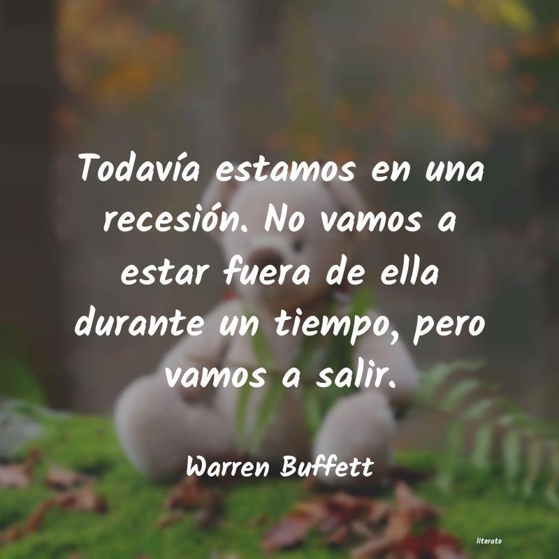 frases de Warren Buffett