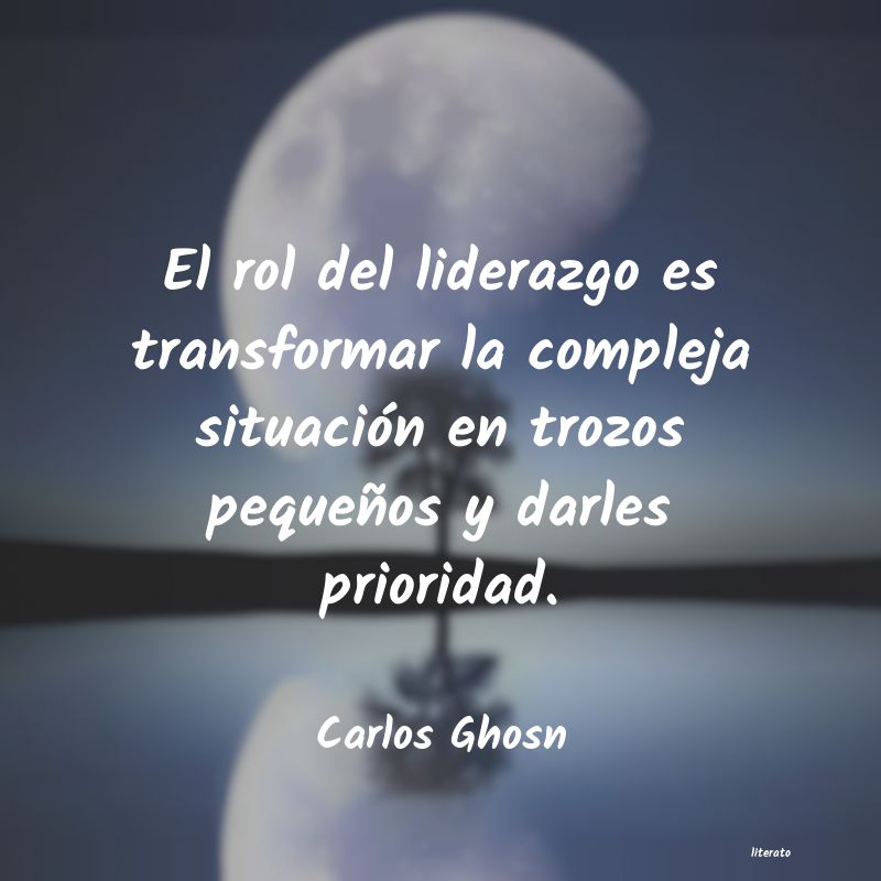 frases de Carlos Ghosn