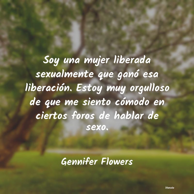 frases de Gennifer Flowers