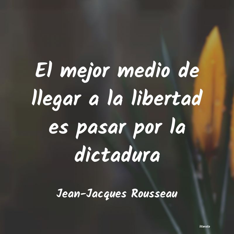 pensamientos de rousseau