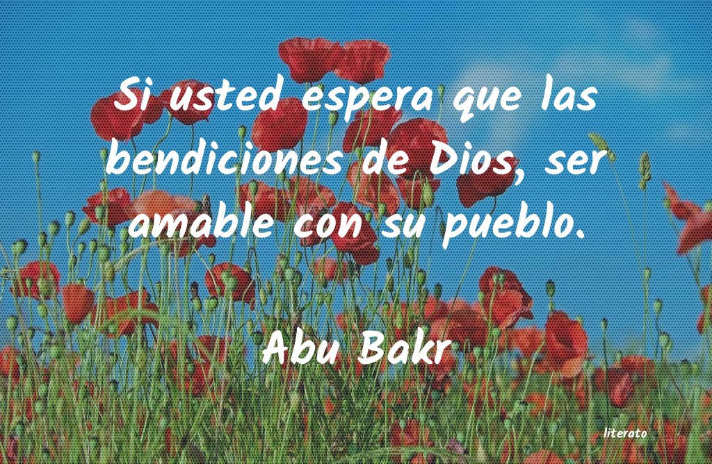 Frases de Abu Bakr