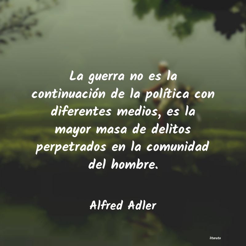 Frases de Alfred Adler