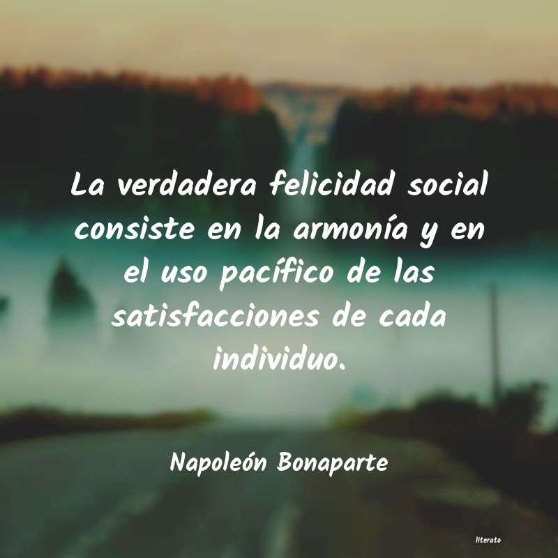 frases de Napoleón Bonaparte