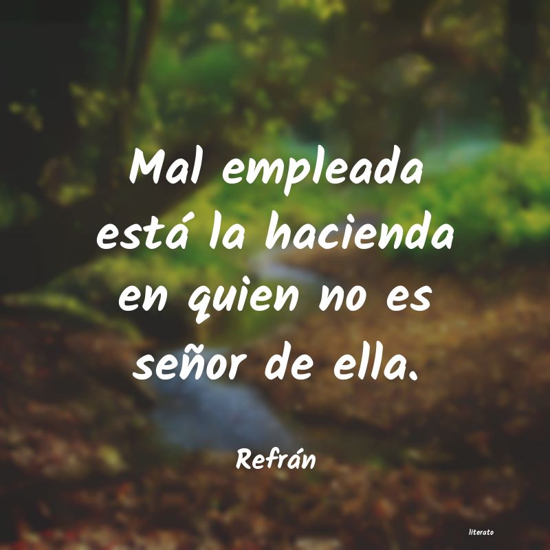 frases de Refrán