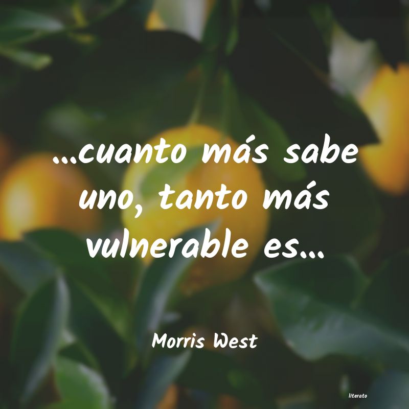 Frases de Morris West