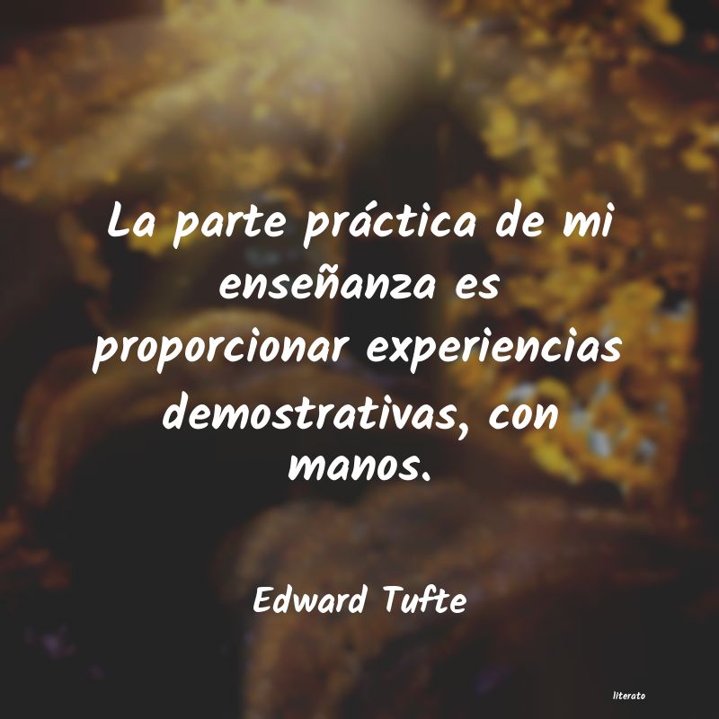 frases de Edward Tufte