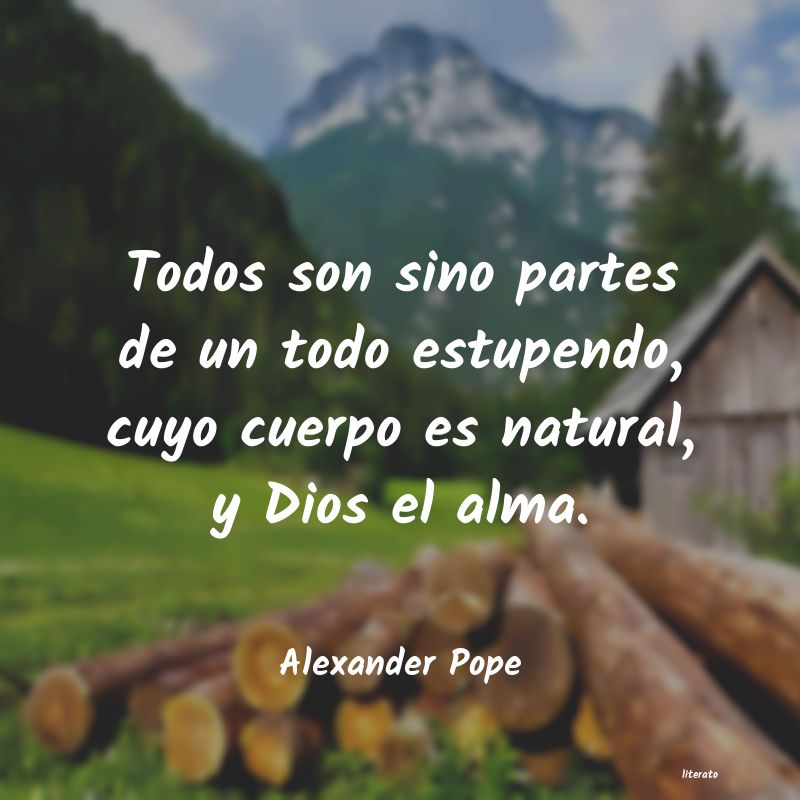 Frases de Alexander Pope