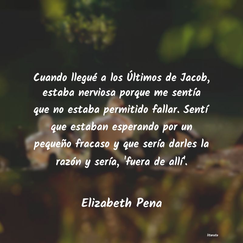 Frases de Elizabeth Pena