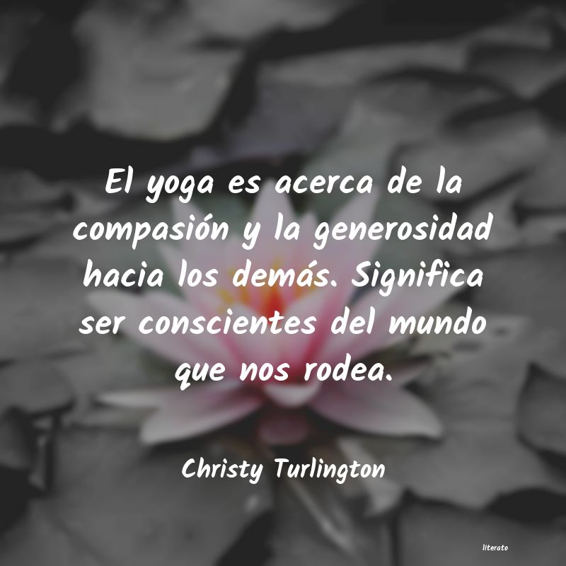 frases de Christy Turlington