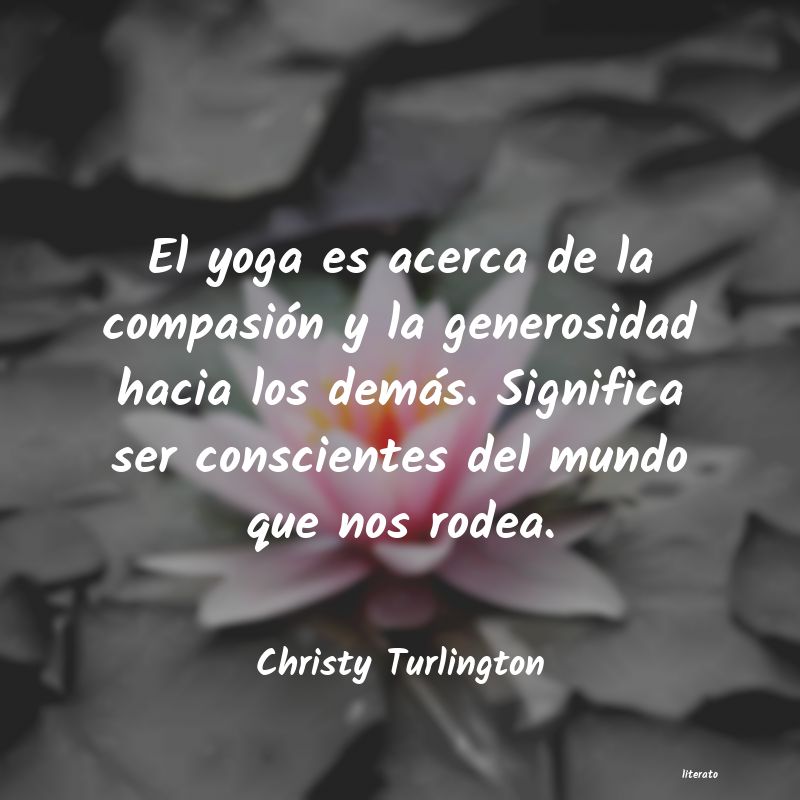 Frases de Christy Turlington