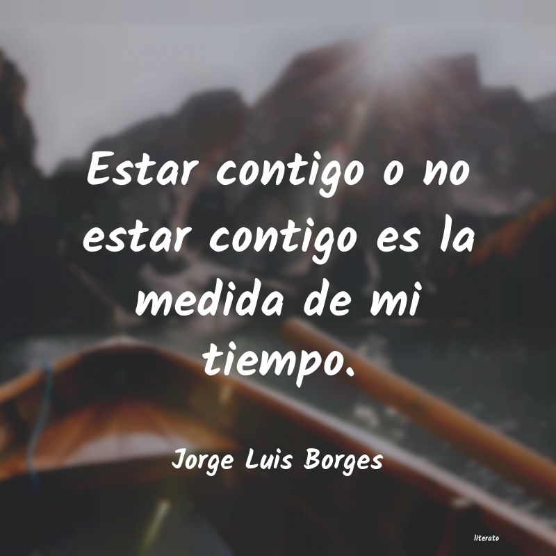 jorge luis borges el tiempo y espacio