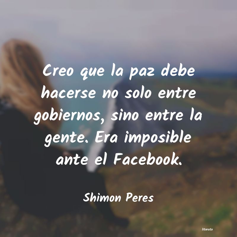 Frases de Shimon Peres