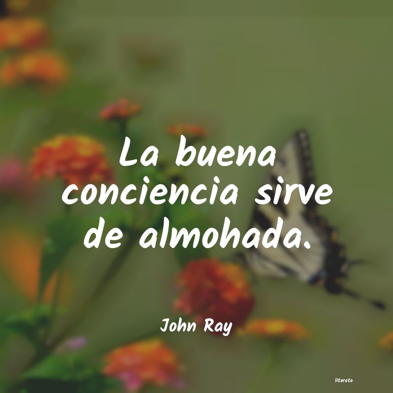 Frases de John Ray