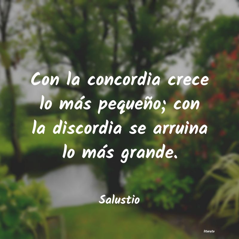 Frases de Salustio