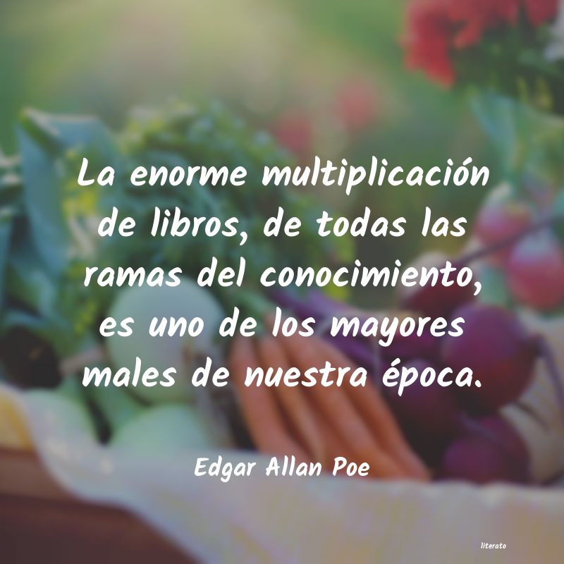 Frases de Edgar Allan Poe