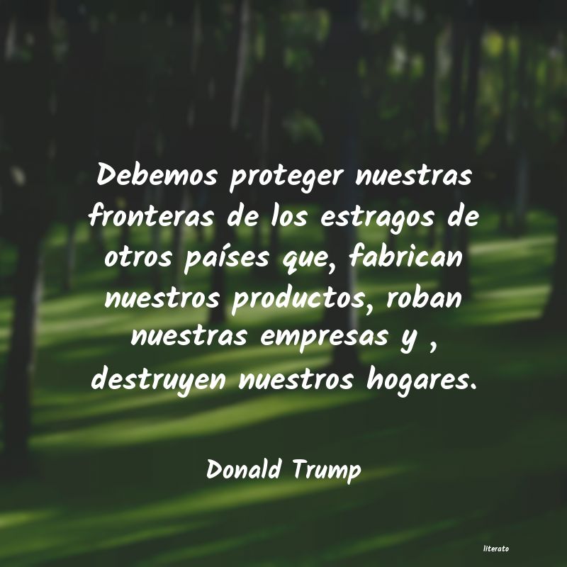 Frases de Donald Trump